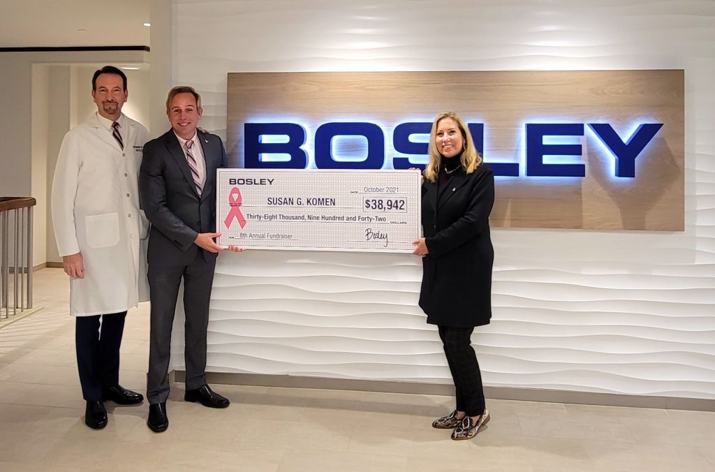 Bosley Donation Breast Cancer Check