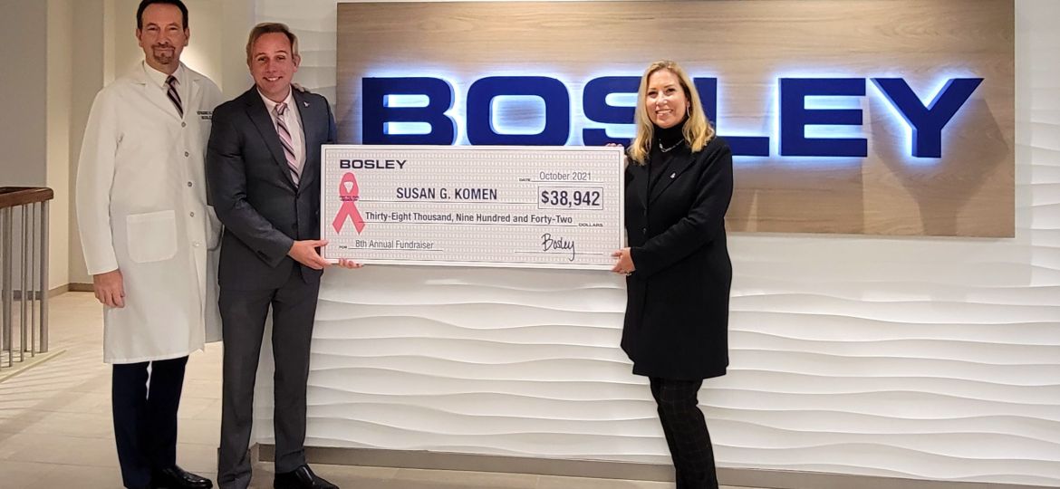 Bosley Donation Breast Cancer Check