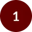 Number 1 in burgundy circle