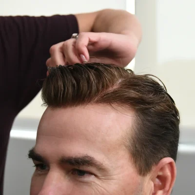 How to Install a Toupee or Hair System