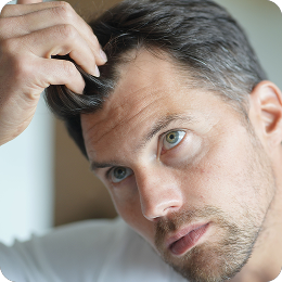 men with Receding